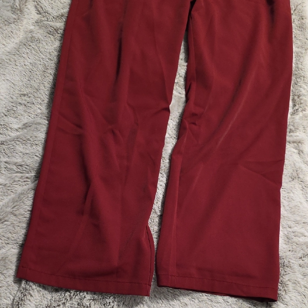 HALARA Burgundy Regular Fit Trousers - Picture 4 of 5